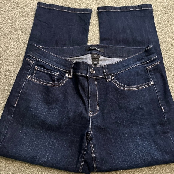 White House Black Market Denim - White House Black Market Indigo Straight Leg Jeans